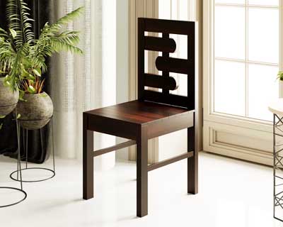 Dining Chair No:1 (Seat Wood) ( Modish Finish)